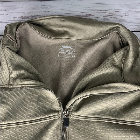 Slazenger NWT fleece lined 1/4 zip golf vest sz L - Picture 9 of 11